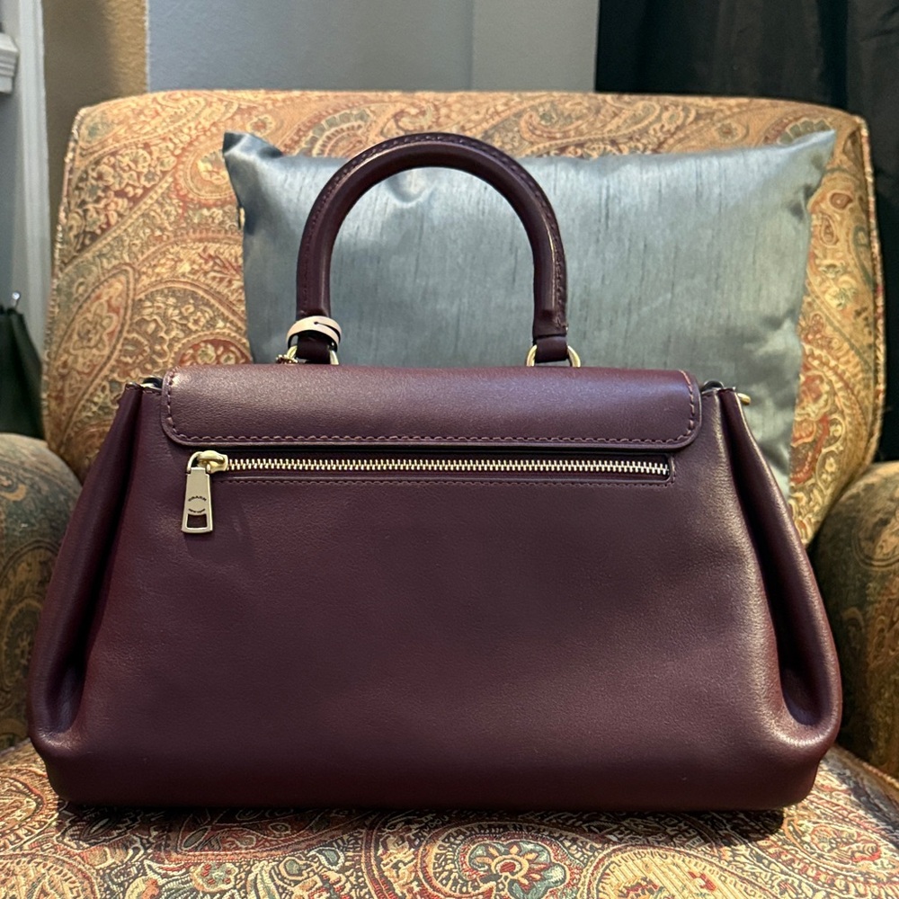 Coach Rogue Slouchy in Merlot - Picture 2 of 10